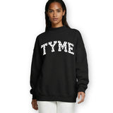 Arch Hearts Ladies Oversize Mock Neck Sweatshirt