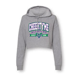 College Arch Cropped Hoodie