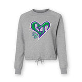 Logo Relaxed Boxy Ladies Sweatshirt